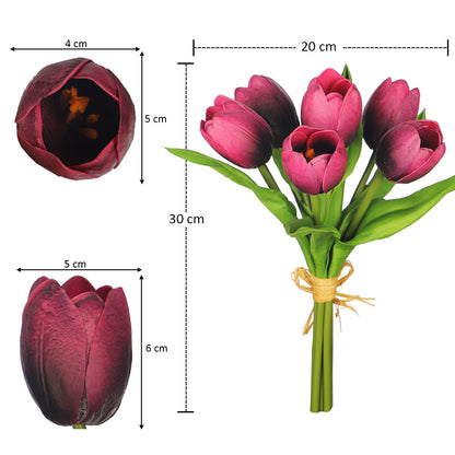 Realistic Artificial Tulip Bunch