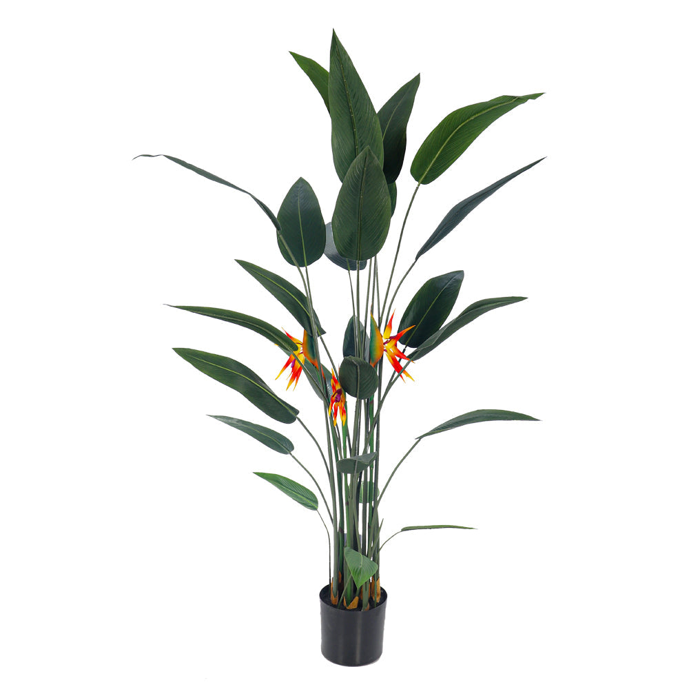 Artificial Birds of Paradise Plant with Flowers