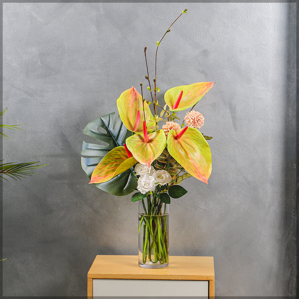 Real Touch Artificial Anthurium Flower