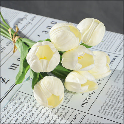 Realistic Faux Tulip Bouquet